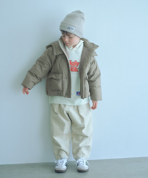 Russell Athletic（ラッセルアスレティック）の「【別注】＜RUSSELL ATHLETIC＞アグリースティック フーディー / パーカー / キッズ  110cm-130cm（パーカー・キッズ・オフホワイト/ライトグレー・130cm/120cm/110cm）」の3枚目の写真