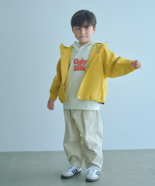 Russell Athletic（ラッセルアスレティック）の「【別注】＜RUSSELL ATHLETIC＞アグリースティック フーディー / パーカー / キッズ  110cm-130cm（パーカー・キッズ・オフホワイト/ライトグレー・130cm/120cm/110cm）」の4枚目の写真