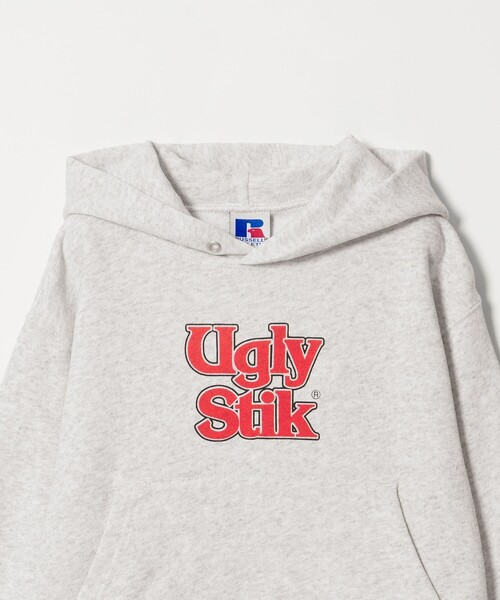 Russell Athletic（ラッセルアスレティック）の「【別注】＜RUSSELL ATHLETIC＞アグリースティック フーディー / パーカー / キッズ  110cm-130cm（パーカー・キッズ・オフホワイト/ライトグレー・130cm/120cm/110cm）」の6枚目の写真