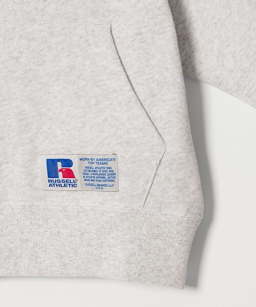 Russell Athletic（ラッセルアスレティック）の「【別注】＜RUSSELL ATHLETIC＞アグリースティック フーディー / パーカー / キッズ  110cm-130cm（パーカー・キッズ・オフホワイト/ライトグレー・130cm/120cm/110cm）」の8枚目の写真
