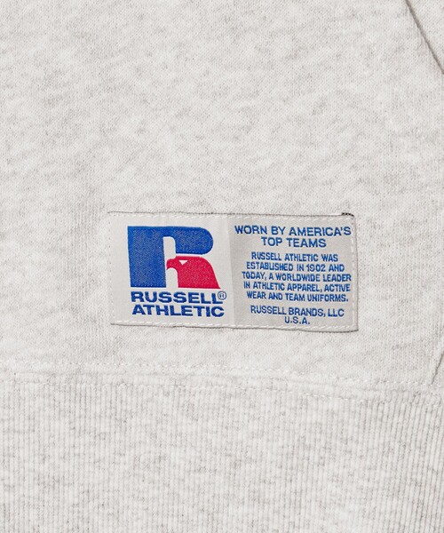 Russell Athletic（ラッセルアスレティック）の「【別注】＜RUSSELL ATHLETIC＞アグリースティック フーディー / パーカー / キッズ  110cm-130cm（パーカー・キッズ・オフホワイト/ライトグレー・130cm/120cm/110cm）」の12枚目の写真
