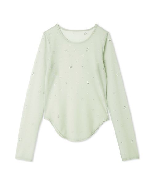 FURFUR（ファーファー）の「Twilightモチーフシアートップス（Tシャツ/カットソー・レディース・ミント/ベージュ/ラベンダー/ブラック・F）」の20枚目の写真