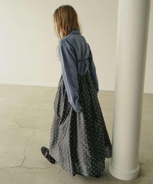 セール】ジャカードキャミドレス / Jacquard Cami Dress（ワンピース