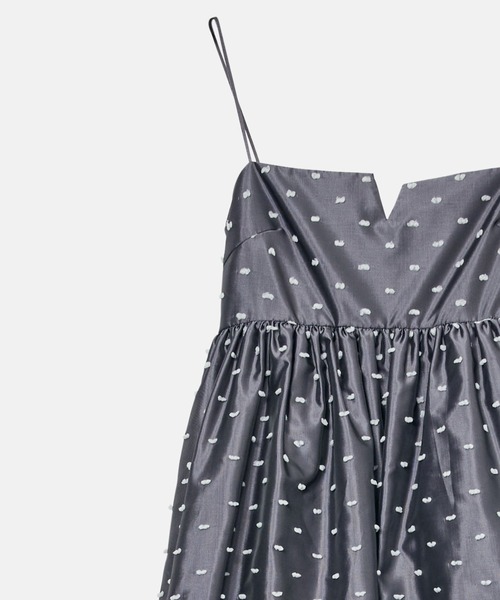 HeartホールRIBキャミドレス ジャカードキャミドレス / Jacquard Cami Dress（ワンピース）｜LE