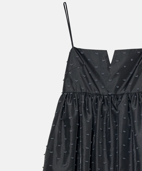 LE CIEL BLEU(ルシェルブルー)の「ジャカードキャミドレス / Jacquard Cami Dress(ワンピース・レディース・グレー/ブラック・36/38)」の12枚目の写真