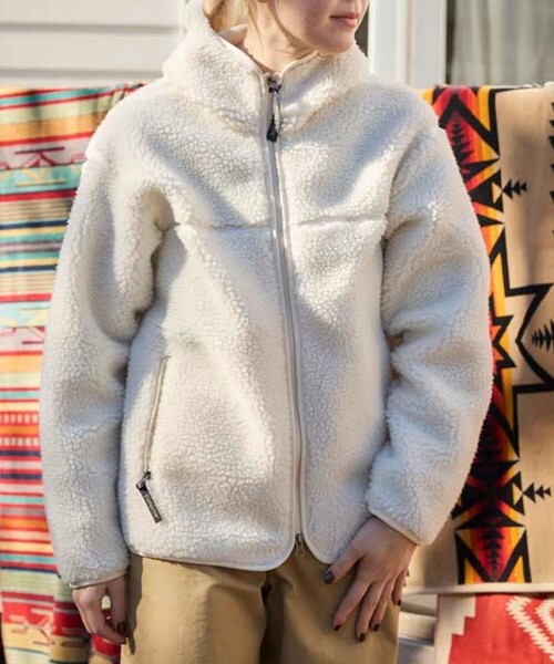 PENDLETON（ペンドルトン）の「【PENDLETON/ペンドルトン】ボアジャガードジップフーディ（パーカー・メンズ・キナリ/イエロー系その他/ブラック/グレー・M/L）」の8枚目の写真