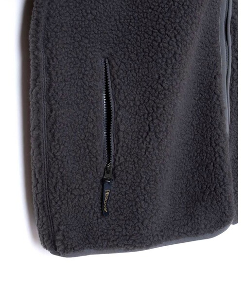 PENDLETON（ペンドルトン）の「【PENDLETON/ペンドルトン】ボアジャガードジップフーディ（パーカー・メンズ・キナリ/イエロー系その他/ブラック/グレー・M/L）」の16枚目の写真