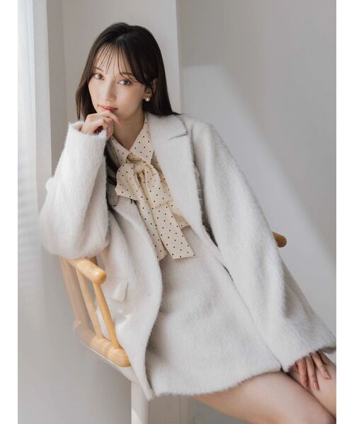 シャギーテーラージャケット（テーラードジャケット）｜dazzlin