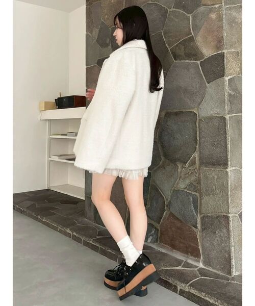 シャギーテーラージャケット（テーラードジャケット）｜dazzlin