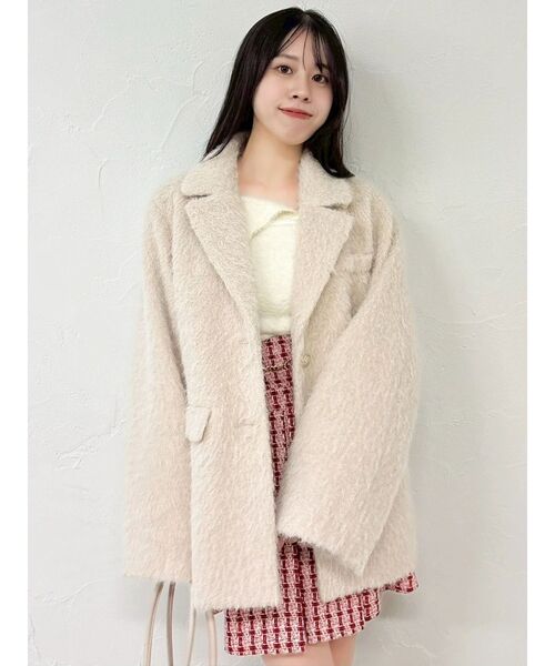 dazzlin（ダズリン）の「シャギーテーラージャケット（テーラード