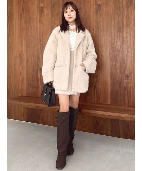 セール】シャギーテーラージャケット（テーラードジャケット