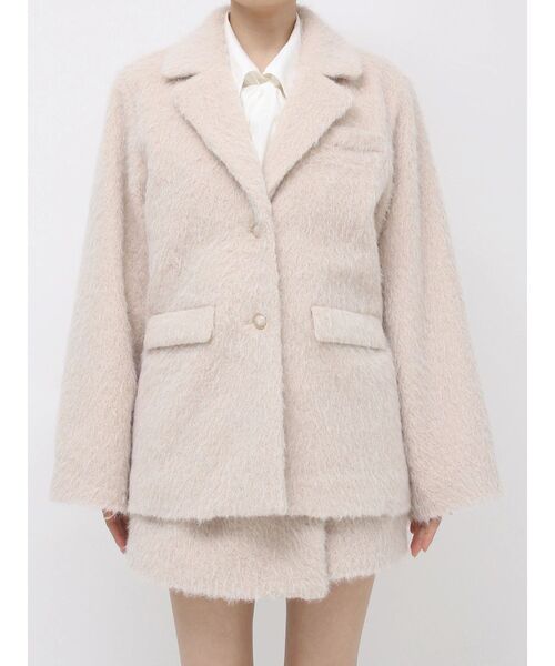 シャギーテーラージャケット（テーラードジャケット）｜dazzlin