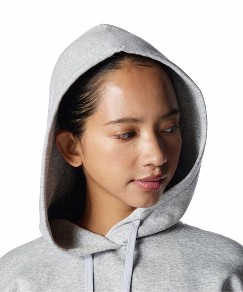 UNDER ARMOUR（アンダーアーマー）の「UAライバルフリース オーバーサイズド プルオーバー フーディー（トレーニング/レディース）（スウェット・レディース・グレー・L/M/S/XL）」の4枚目の写真
