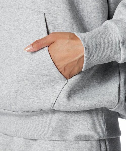 UNDER ARMOUR（アンダーアーマー）の「UAライバルフリース オーバーサイズド プルオーバー フーディー（トレーニング/レディース）（スウェット・レディース・グレー・L/M/S/XL）」の6枚目の写真