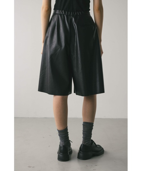 セール】フェイクレザーハーフパンツ（その他パンツ）｜STYLEMIXER