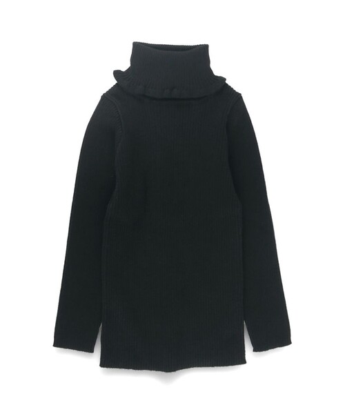BRANSHES（ブランシェス）の「タートルネックリブニット（ニット/セーター・キッズ・レッド/ブラック/その他/アイボリー・150/100/120/130/110/140）」の2枚目の写真