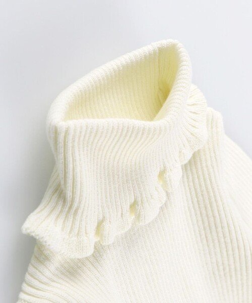 BRANSHES（ブランシェス）の「タートルネックリブニット（ニット/セーター・キッズ・レッド/ブラック/その他/アイボリー・150/100/120/130/110/140）」の5枚目の写真