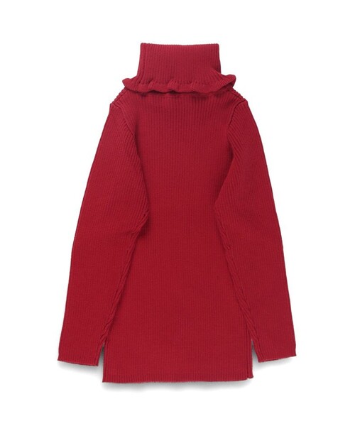 BRANSHES（ブランシェス）の「タートルネックリブニット（ニット/セーター・キッズ・レッド/ブラック/その他/アイボリー・150/100/120/130/110/140）」の12枚目の写真