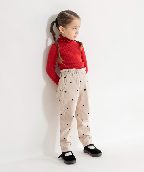 BRANSHES（ブランシェス）の「タートルネックリブニット（ニット/セーター・キッズ・レッド/ブラック/その他/アイボリー・150/100/120/130/110/140）」の20枚目の写真