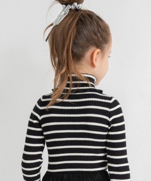 BRANSHES（ブランシェス）の「タートルネックリブニット（ニット/セーター・キッズ・レッド/ブラック/その他/アイボリー・150/100/120/130/110/140）」の19枚目の写真