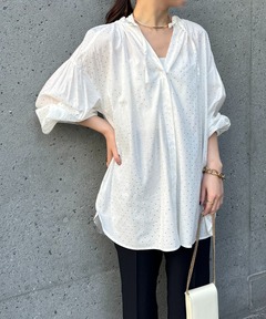 ジャーナルスタンダードラックス オールオーバーレースフリルパフブラウス JOURNAL STANDARD LUXE（ジャーナルスタンダード ラックス）の「オール