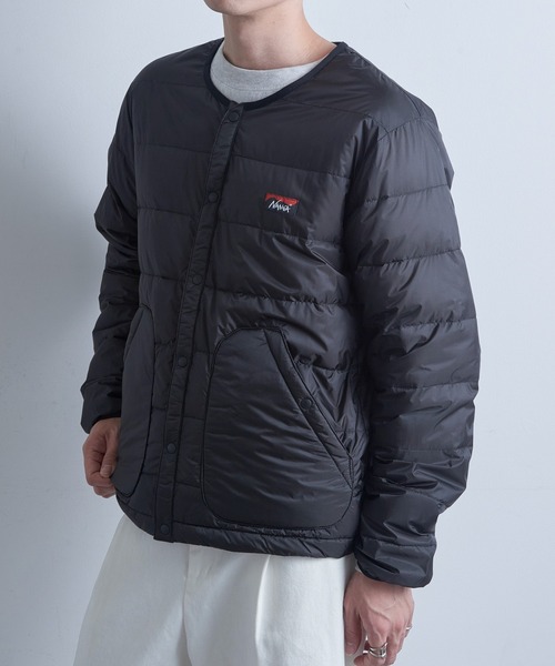 NANGA(ナンガ)の「【NANGA】ATL DOWN CARDIGAN/ダウンカーディガン(ダウンジャケット/コート・メンズ・ブラック/ブラウン・S/M/L/XL)」の3枚目の写真