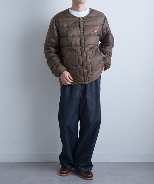 NANGA(ナンガ)の「【NANGA】ATL DOWN CARDIGAN/ダウンカーディガン(ダウンジャケット/コート・メンズ・ブラック/ブラウン・S/M/L/XL)」の13枚目の写真