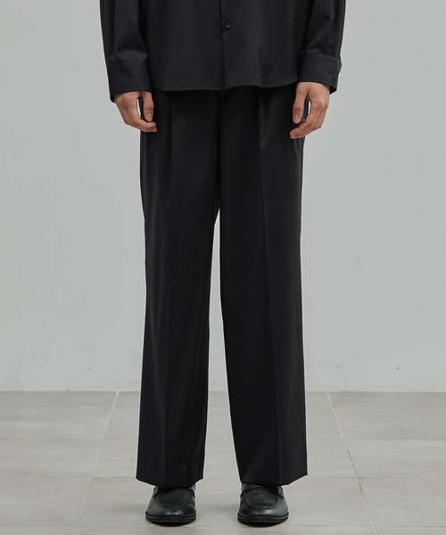 UNITED TOKYO（ユナイテッドトウキョウ）の「LORO PIANA FABRIC イージーパンツ（その他パンツ・メンズ・ダークグレー/ダークネイビー/グレイッシュベージュ・1/2）」の12枚目の写真