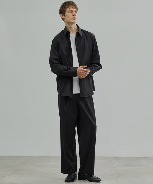 UNITED TOKYO（ユナイテッドトウキョウ）の「LORO PIANA FABRIC イージーパンツ（その他パンツ・メンズ・ダークグレー/ダークネイビー/グレイッシュベージュ・1/2）」の7枚目の写真