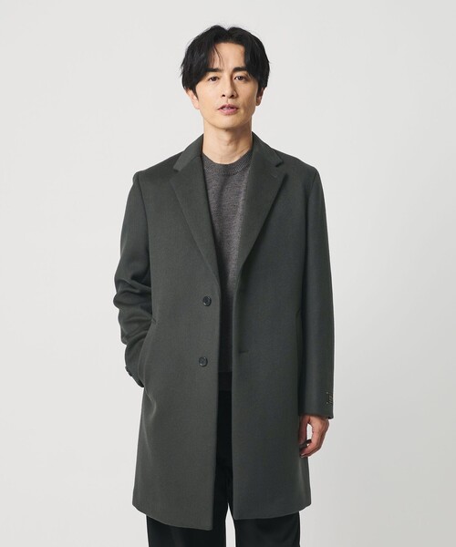 ※最終値下げ【極美品】 BEAUTY&YOUTH メルトン チェスターコート 120 メルトン チェスターコート（チェスターコート）｜BEAUTY&YOUTH