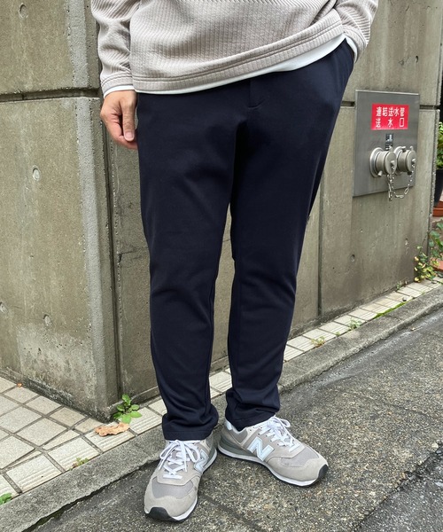 ikka（イッカ）の「【雑誌掲載】GOKU楽パンツ EASY STRETCH 起毛イージー【芸能人着用】（その他パンツ・メンズ・ブラック/グレー/ネイビー・S/M/L/XL）」の3枚目の写真