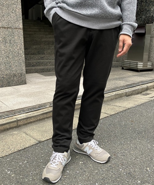 ikka（イッカ）の「【雑誌掲載】GOKU楽パンツ EASY STRETCH 起毛イージー【芸能人着用】（その他パンツ・メンズ・ブラック/グレー/ネイビー・S/M/L/XL）」の2枚目の写真