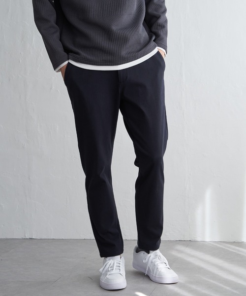 ikka（イッカ）の「【雑誌掲載】GOKU楽パンツ EASY STRETCH 起毛イージー【芸能人着用】（その他パンツ・メンズ・ブラック/グレー/ネイビー・S/M/L/XL）」の10枚目の写真