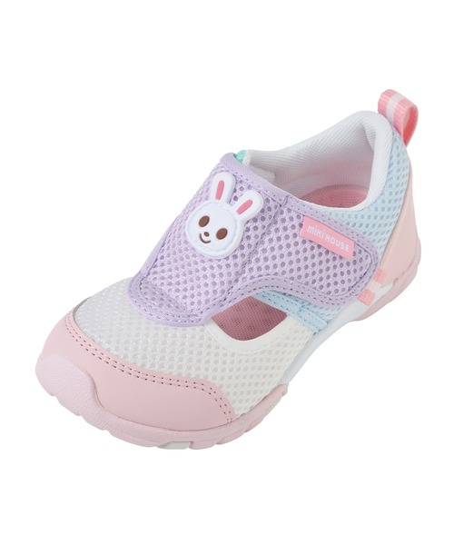 MIKI HOUSE（ミキハウス）の「ダブルラッセルのキッズシューズ（スニーカー・キッズ・ピンク・16cm/17cm/18cm）」の3枚目の写真