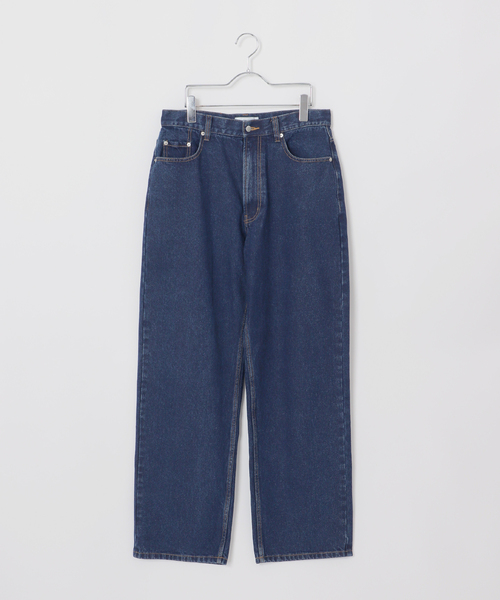 OSKR(オーエスケーアール)の「OSKR別注 ストレートデニムパンツ(デニムパンツ・メンズ・ブラック/ネイビー・MEDIUM/LARGE)」の22枚目の写真