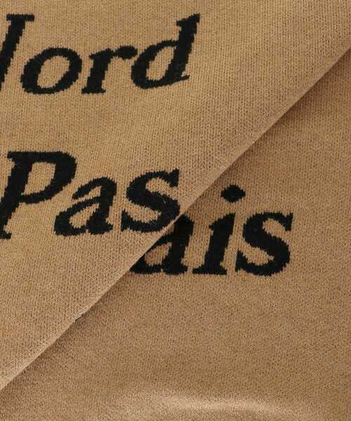 le.coeur blanc(ルクールブラン)の「AL ダブルジャガードロゴニット(ニット/セーター・レディース・ネイビー/グレー/キャメル・38)」の10枚目の写真