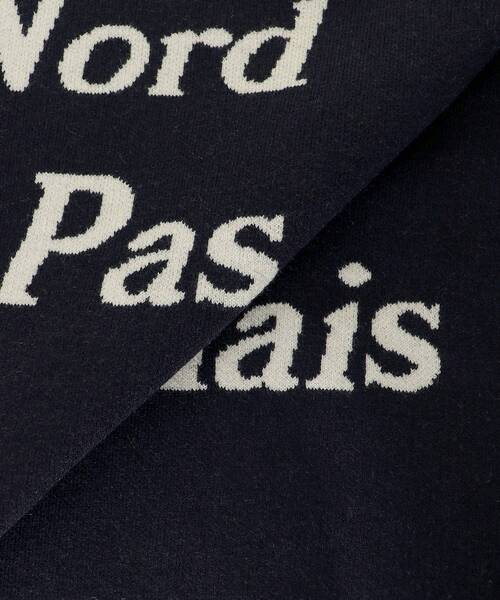 le.coeur blanc(ルクールブラン)の「AL ダブルジャガードロゴニット(ニット/セーター・レディース・ネイビー/グレー/キャメル・38)」の11枚目の写真