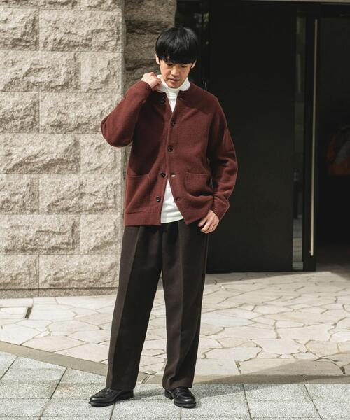 URBAN RESEARCH DOORS(アーバンリサーチドアーズ)の「『UR TECH』完声/暖 2タックワイドパンツ(その他パンツ・メンズ・ブラウン/チャコールグレー・SMALL/MEDIUM/LARGE)」の11枚目の写真