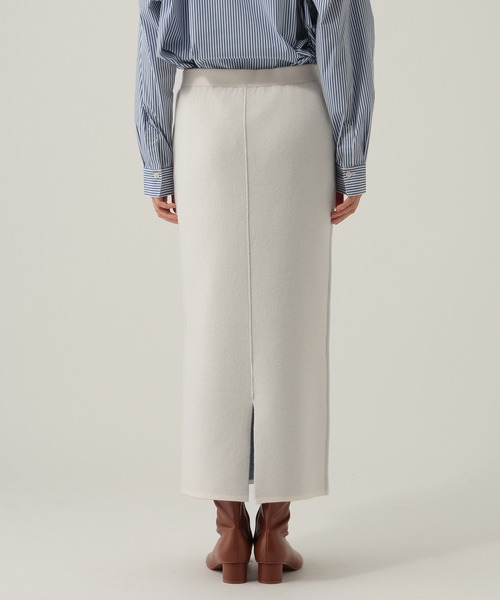 Elura（エルーラ）の「配色ナロースカート/612481（スカート・レディース・チャコールグレー/オフホワイト/ブラウン・FREE）」の21枚目の写真