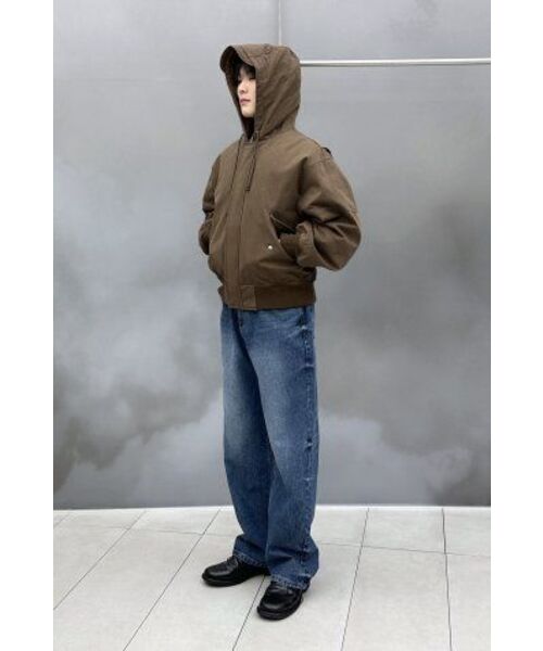 INSILENCE(インサイロンス)の「フライトフードパーカー ブラウン(パーカー・レディース・その他・MEDIUM/LARGE/SMALL)」の6枚目の写真