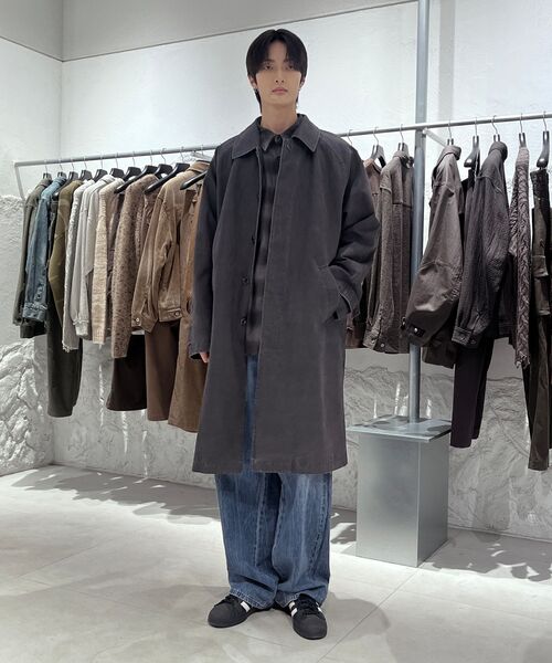 INSILENCE(インサイロンス)の「ウォッシュドスティアングコート ASH BROWN(トレンチコート・レディース・その他・SMALL/MEDIUM/LARGE)」の9枚目の写真