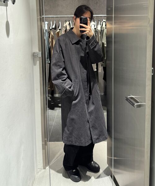 INSILENCE(インサイロンス)の「ウォッシュドスティアングコート ASH BROWN(トレンチコート・レディース・その他・SMALL/MEDIUM/LARGE)」の10枚目の写真