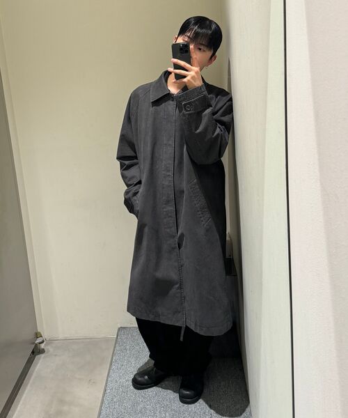 INSILENCE(インサイロンス)の「ウォッシュドスティアングコート ASH BROWN(トレンチコート・レディース・その他・SMALL/MEDIUM/LARGE)」の12枚目の写真