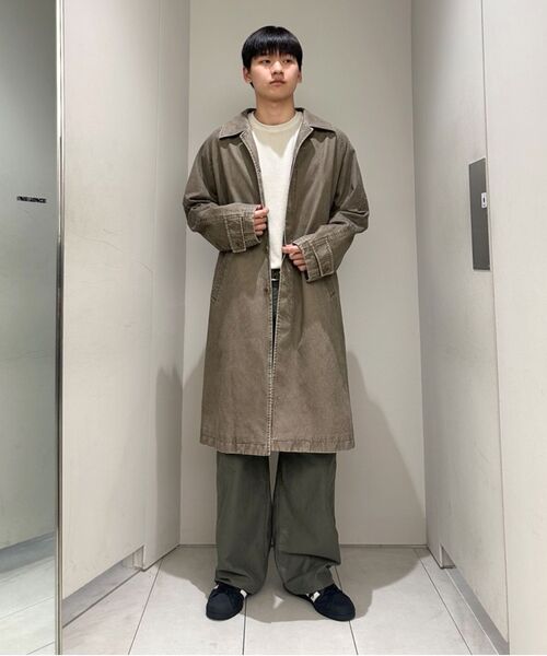 INSILENCE(インサイロンス)の「ウォッシュドスティアングコート ASH BROWN(トレンチコート・レディース・その他・SMALL/MEDIUM/LARGE)」の13枚目の写真
