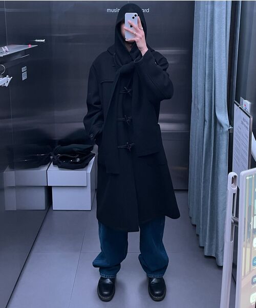 MUSINSA STANDARD（ムシンサスタンダード）の「デニムワイドカーペンターパンツ [ミディアムインディゴ]（デニムパンツ・メンズ・その他・40/31/33/26/27/28/29/38/42/36/34/32/30）」の10枚目の写真