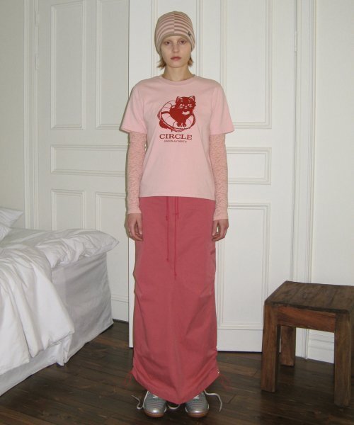 WORKLONG SKIRT (PINK)