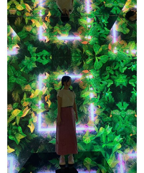 SINOON（シヌーン）の「WORK WEAR LONG SKIRT (PINK)（スカート・レディース・ピンク・FREE）」の5枚目の写真
