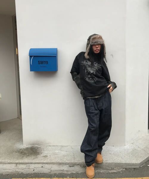 XERO（ゼロ）の「Clean Denim Deep Two Tuck Vertical Pants [Indigo]（デニムパンツ・メンズ・その他・LARGE/MEDIUM/SMALL/X-LARGE）」の4枚目の写真