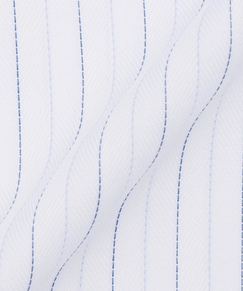 TOKYO SHIRTS(トウキョウシャツ)の「形態安定ノンアイロン ボタンダウン 長袖ビジネスワイシャツ(ビジネスシャツ・メンズ・ブルー・首回り37cm-裄丈80cm/首回り39cm-裄丈80cm/首回り39cm-裄丈84cm/首回り41cm-裄丈82cm/首回り41cm-裄丈86cm/首回り42cm-裄丈82cm/首回り42cm-裄丈86cm/首回り43cm-裄丈82cm/首回り43cm-裄丈86cm/首回り37cm-裄丈84cm)」の5枚目の写真