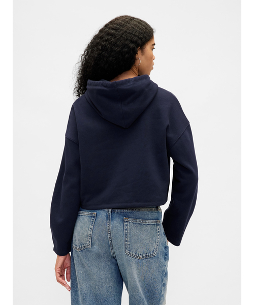 GAP（ギャップ）の「オーバーサイズ バレルスリーブ GAPロゴパーカー（パーカー・レディース・ブラック/アイボリー/ネイビー/レッド・XL/S/L/XS/M/XXS）」の17枚目の写真
